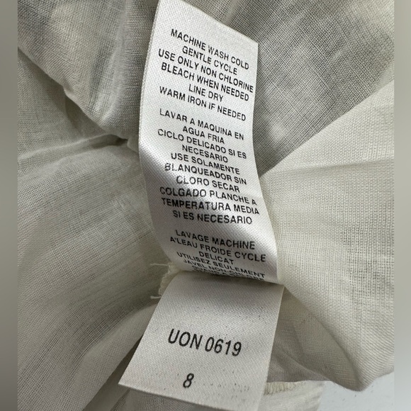 Dorothee BIS Tropical Botanical Leaf Print Halter Spaghetti Strap Midi Sun Dress - Picture 10 of 12